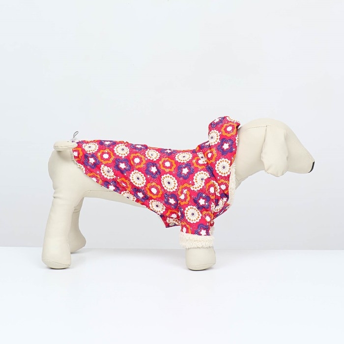 Куртка для животных, мембранная ткань + иск. мех, размер XS Куртка для животных, мембранная ткань + иск. мех, размер XS