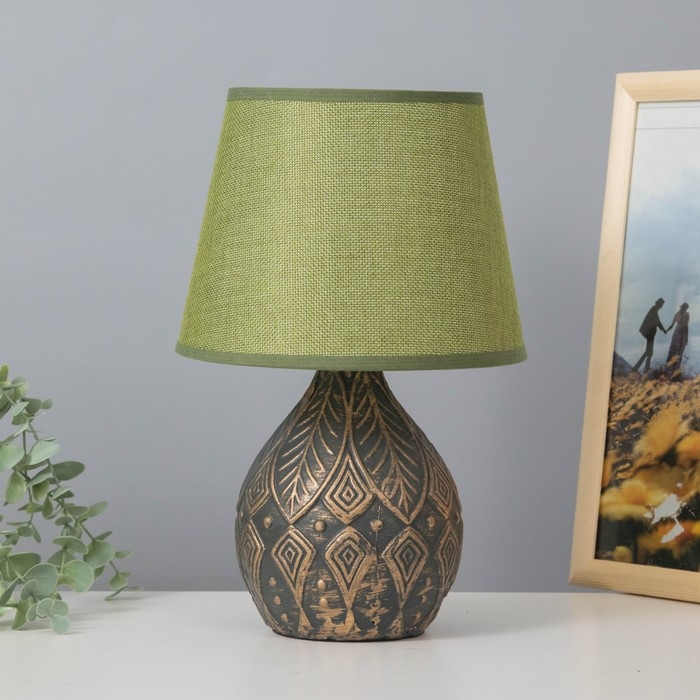 Лампа настольная 38046/1 E14 40Вт черно-золотой 23х23х32 см RISALUX Лампа настольная 38046/1 E14 40Вт черно-золотой 23х23х32 см RISALUX