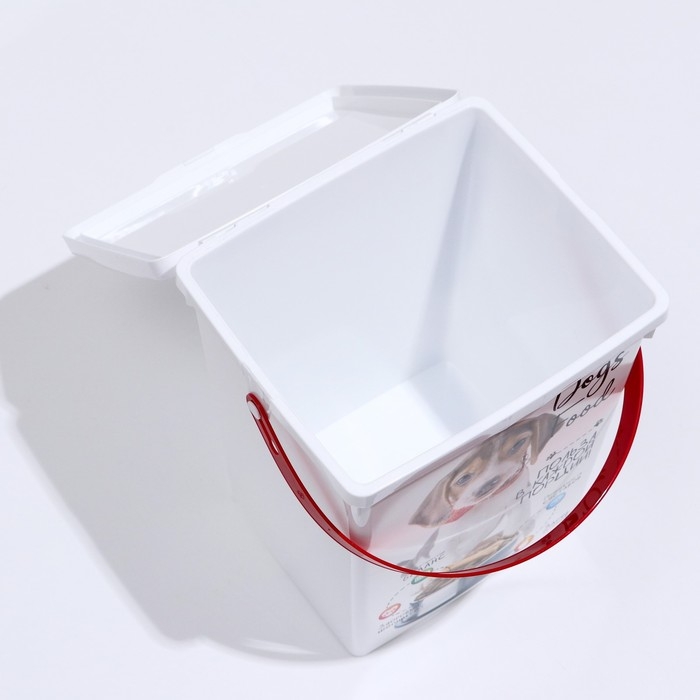 Контейнер для корма животных  Контейнер для корма животных "Собаки" , 19,6 х 16,7 х 23     5 л