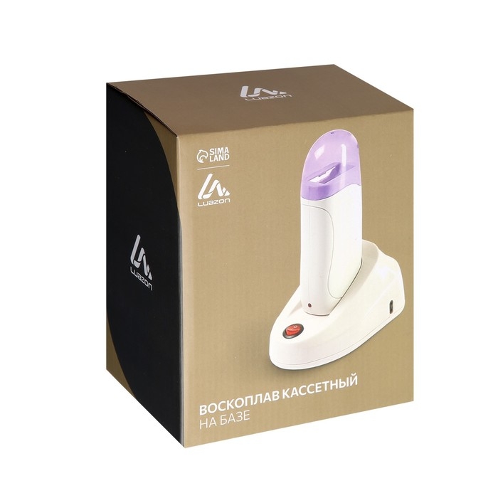 Воскоплав Luazon LVPL-04, кассетный, 1 кассета, 40 Вт, на базе, нагрев до 60 °C, белый Воскоплав Luazon LVPL-04, кассетный, 1 кассета, 40 Вт, на базе, нагрев до 60 °C, белый