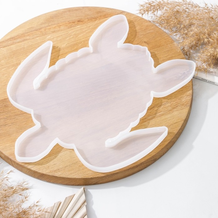 Молд «Черепаха», силикон, 31×26×1 см, прозрачный Молд «Черепаха», силикон, 31×26×1 см, прозрачный