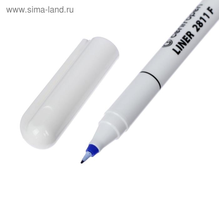 Ручка капиллярная, 0.8 мм, Centropen 2811/06, линия 0,3 мм, цвет синий, длина письма 1500 м Ручка капиллярная, 0.8 мм, Centropen 2811/06, линия 0,3 мм, цвет синий, длина письма 1500 м