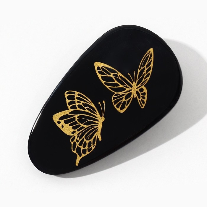 Заколка для волос акриловая каплевидная «Нежность», микс, 4 х 2 см Заколка для волос акриловая каплевидная «Нежность», микс, 4 х 2 см