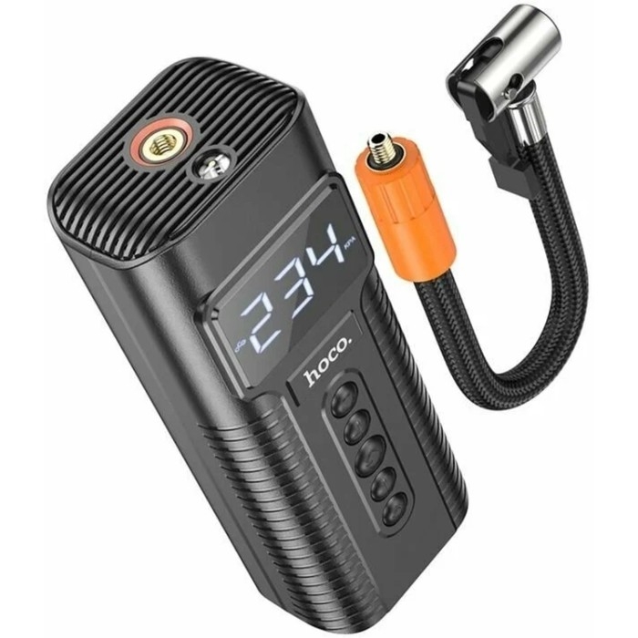 Компрессор Hoco PH55, 3,1 м, дисплей, чёрный Компрессор Hoco PH55, 3,1 м, дисплей, чёрный