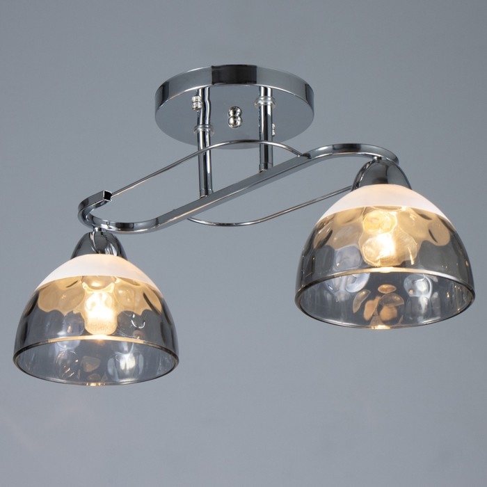 Люстра Люстра "Аквила" 2хЕ27 40Вт хром 45х15х22 см BayerLux