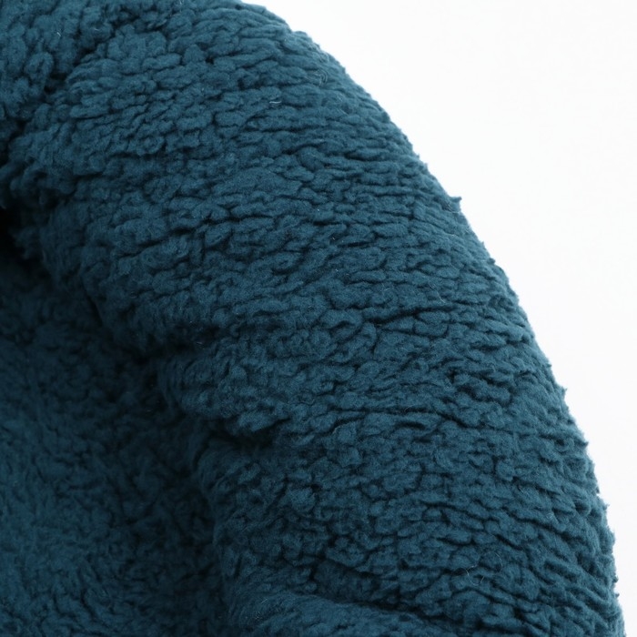 Лежанка для собак и кошек  Лежанка для собак и кошек "Уют", мягкий мех, 45 х 35 х 11 см, зелёная