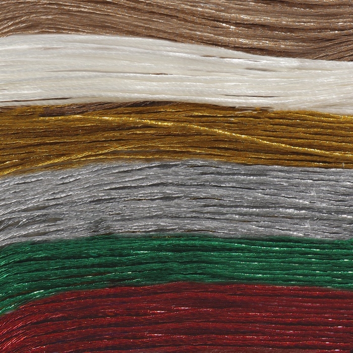 Набор металлизированных ниток мулине, 8 ± 1 м, 6 шт Набор металлизированных ниток мулине, 8 ± 1 м, 6 шт