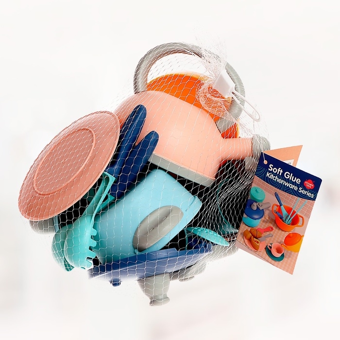 Набор посуды «Кухонька» в сетке Набор посуды «Кухонька» в сетке