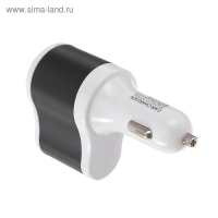 Разветвитель прикуривателя TORSO, USB 1 А / 2.1 А, 60 Вт, 12/24 В, микс