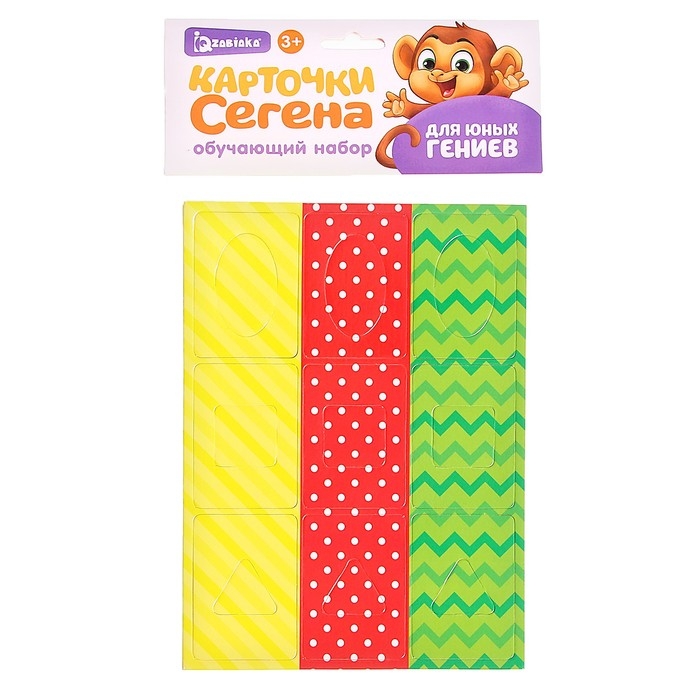 Обучающий набор «Карточки по методике Сегена. Узоры», 18 карточек, материал EVA Обучающий набор «Карточки по методике Сегена. Узоры», 18 карточек, материал EVA