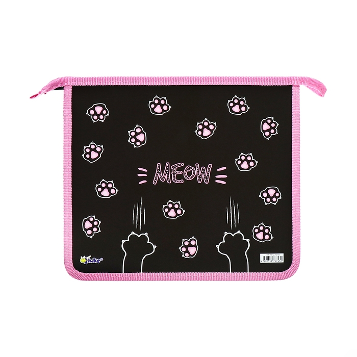 Папка д/тетрадей А5 молния сверху пластик 205*240 ПТ 73-12 дев Эмодзи лапки фольга 72733 Папка д/тетрадей А5 молния сверху пластик 205*240 ПТ 73-12 дев Эмодзи лапки фольга 72733