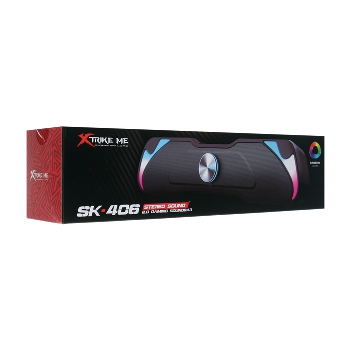 Саундбар Xtrike Me SK-406, 2х3 Вт, подсветка, USB, чёрный Саундбар Xtrike Me SK-406, 2х3 Вт, подсветка, USB, чёрный