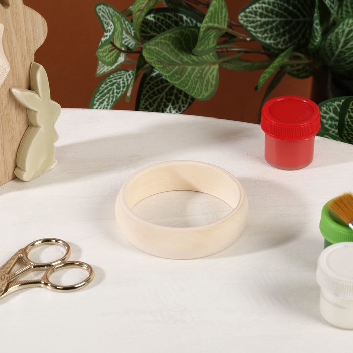 Заготовка для творчества Браслет выпуклый, 2 х d7,5см, внут.d 6,5 см Заготовка для творчества Браслет выпуклый, 2 х d7,5см, внут.d 6,5 см