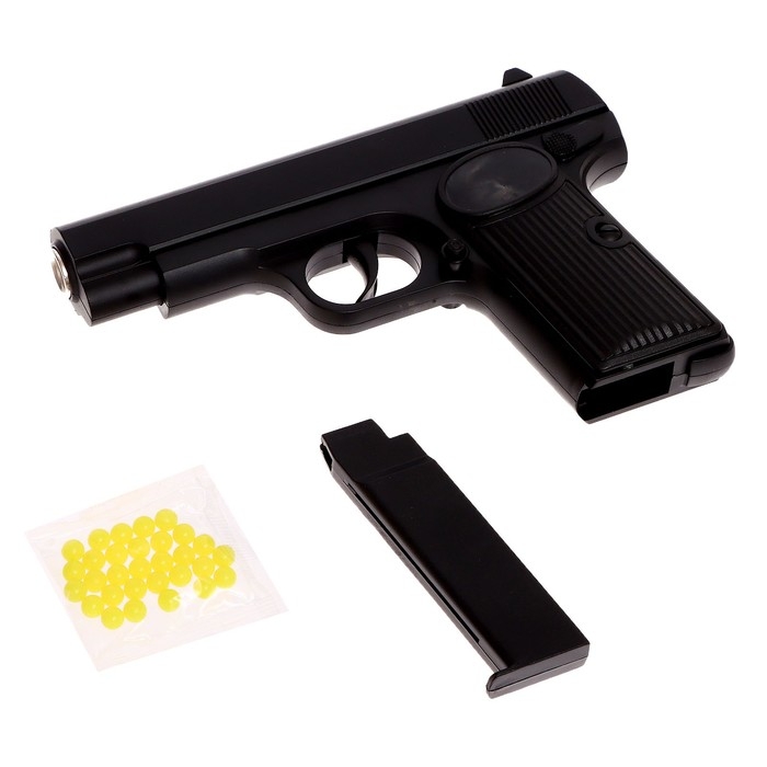 Пистолет «Боец», металлический, 16,5 см, стреляет пульками 6 мм Пистолет «Боец», металлический, 16,5 см, стреляет пульками 6 мм