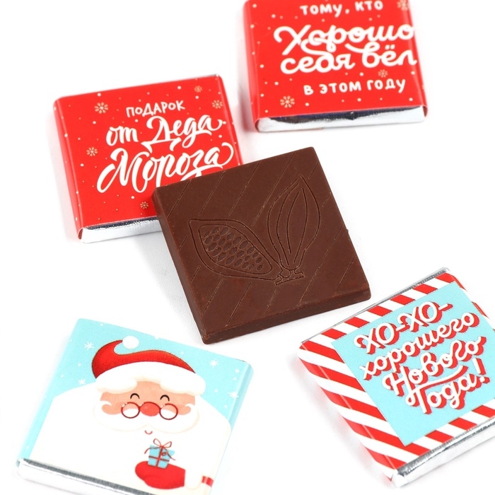 Шоколад в конверте Шоколад в конверте "Дед мороз" 5 гр 4 шт