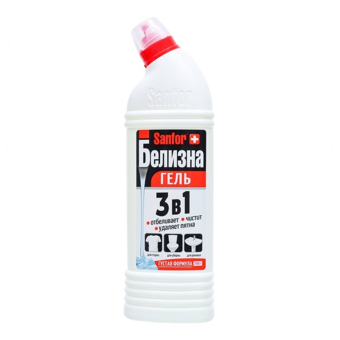 Средство  с комплексным действием Sanfor  Средство  с комплексным действием Sanfor "Белизна гель", 700 г