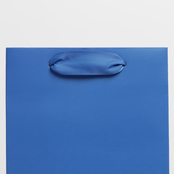 Пакет подарочный под бутылку, упаковка, «Синий», 13 x 36 x 10 см Пакет подарочный под бутылку, упаковка, «Синий», 13 x 36 x 10 см