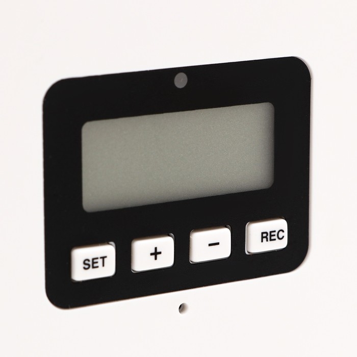 Умная автокормушка для животных, с креплением на клетку, с функцией записи голоса Умная автокормушка для животных, с креплением на клетку, с функцией записи голоса