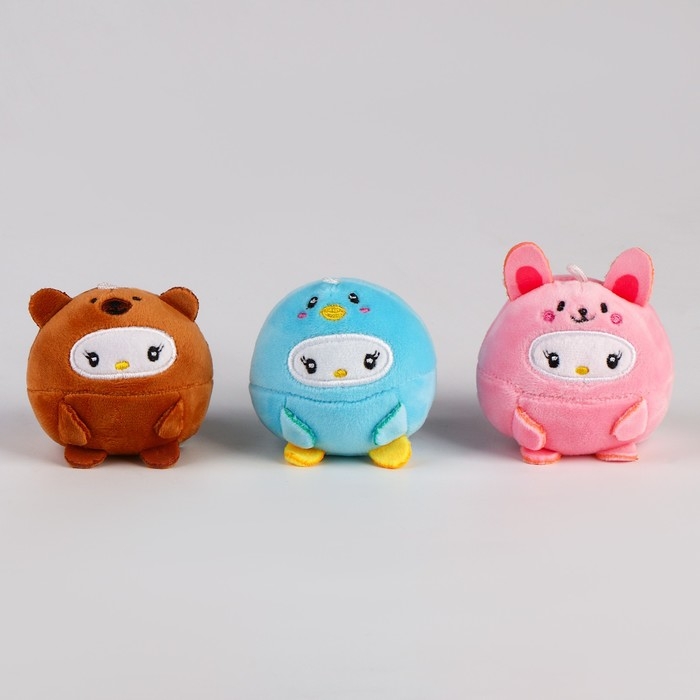 Мягкая игрушка  Мягкая игрушка "Зверята", МИКС