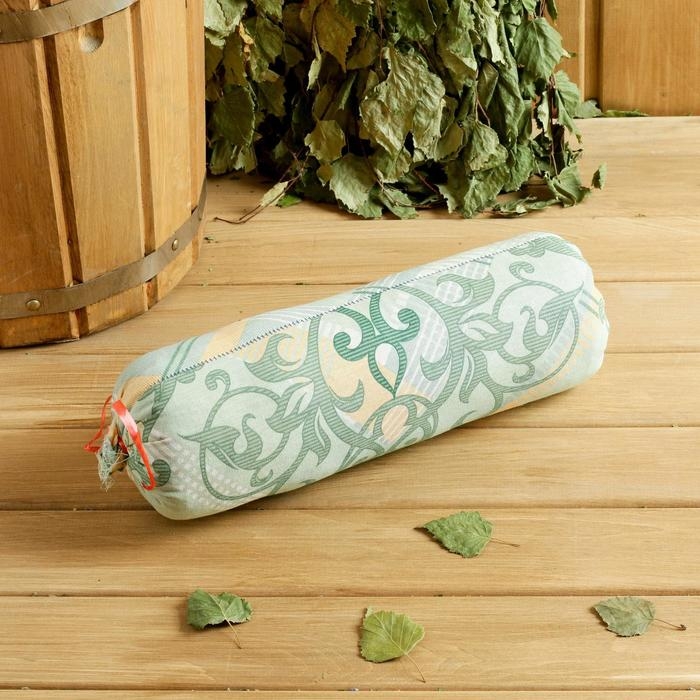 Валик со стружкой можжевельника, сувенирная, 10×28 см, микс Валик со стружкой можжевельника, сувенирная, 10×28 см, микс