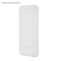 Внешний аккумулятор Luazon PB-29, Li-Pol, 10000 мАч, 2 USB, Type-C, microUSB, 2.1 A/1 A