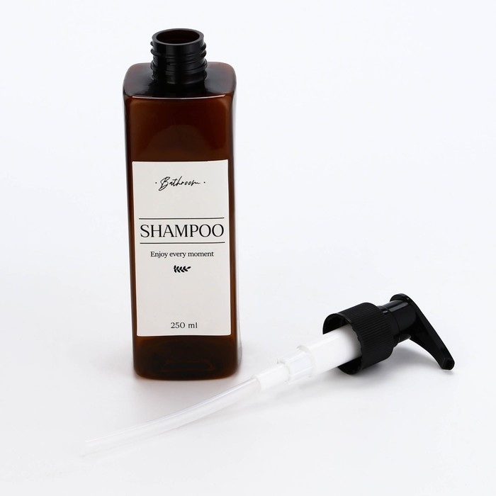 Дозатор для шампуня и кондиционера «Enjoy», 250 мл, МИКС Дозатор для шампуня и кондиционера «Enjoy», 250 мл, МИКС