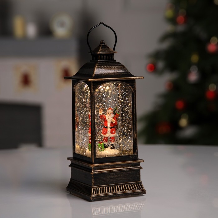 Светодиодная фигура «Фонарь с Дедом Морозом» 7.8 × 19.5 × 7.8 см, пластик, батарейки ААх3 (не в комплекте), USB, свечение тёплое белое Светодиодная фигура «Фонарь с Дедом Морозом» 7.8 × 19.5 × 7.8 см, пластик, батарейки ААх3 (не в комплекте), USB, свечение тёплое белое