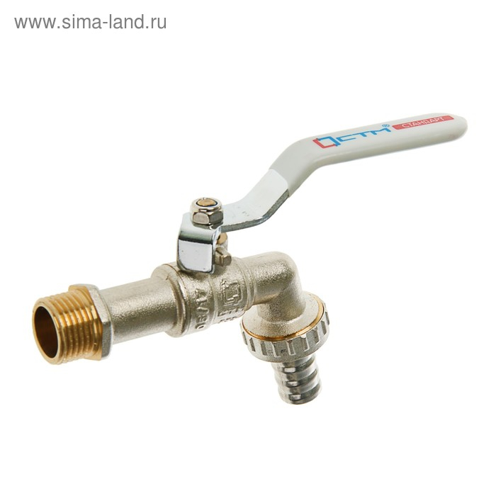 Кран водоразборный  Кран водоразборный "СТМ" Стандарт, 1/2", ручка