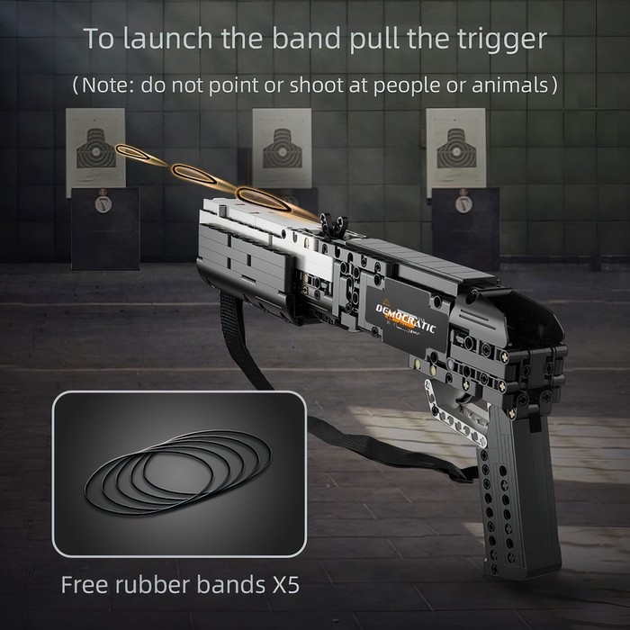 Конструктор «Техно. Дробовик», 2 варианта сборки, 880 деталей Конструктор «Техно. Дробовик», 2 варианта сборки, 880 деталей