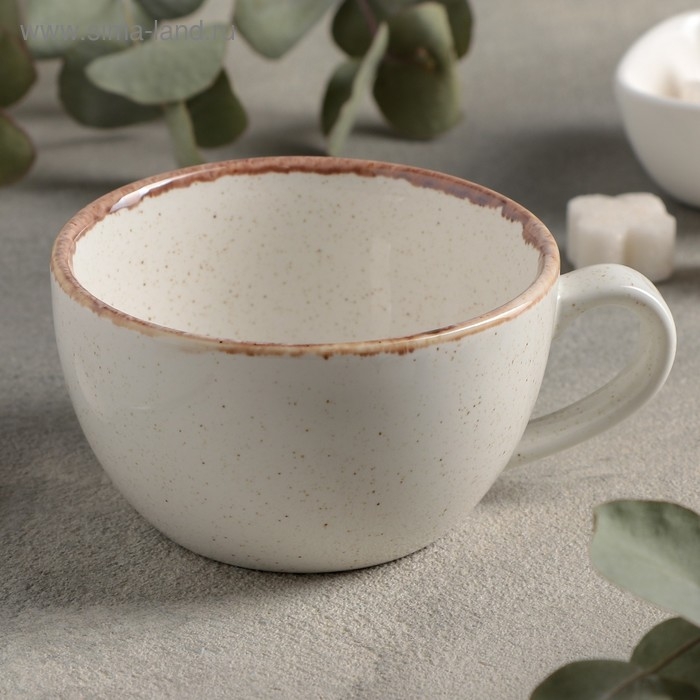 Чашка чайная Beige, 250 мл, фарфор, цвет бежевый Чашка чайная Beige, 250 мл, фарфор, цвет бежевый