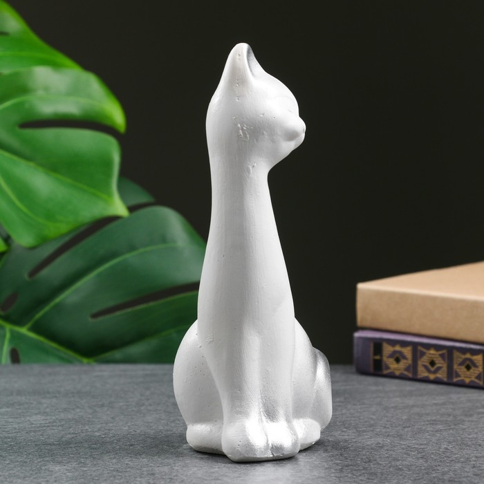 Фигура Фигура"Кот мурзик белый" 19см