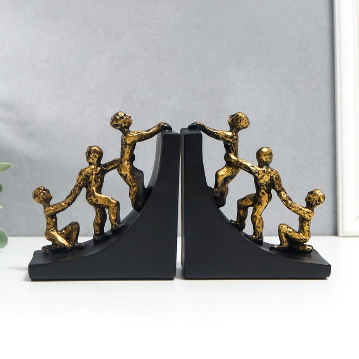 Держатели для книг  Держатели для книг "Скованные одной цепью" набор 2 шт 14,5х8,2х12,8 см