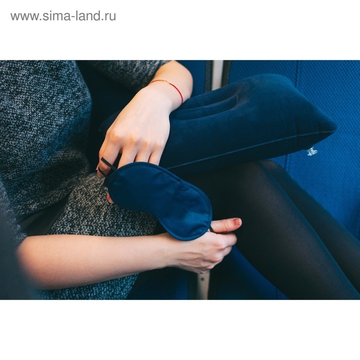 Подушка дорожная, надувная, 46 × 29 см, цвет МИКС Подушка дорожная, надувная, 46 × 29 см, цвет МИКС