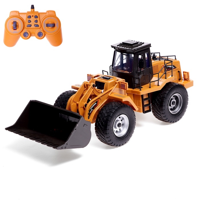Машинка радиоуправляемая «Стройка», погрузчик, аккумулятор, световые, звуковые и дымовые эффекты Машинка радиоуправляемая «Стройка», погрузчик, аккумулятор, световые, звуковые и дымовые эффекты