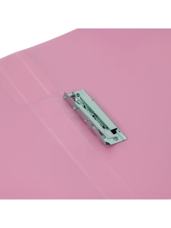 Папка с пружинным скоросшивателем А4, 700 мкм, 27 мм, Calligrata TOP Pastel, внутренний и торцевой карман, до 180 листов, фламинго Папка с пружинным скоросшивателем А4, 700 мкм, 27 мм, Calligrata TOP Pastel, внутренний и торцевой карман, до 180 листов, фламинго