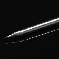 Основа &laquo;Брошь-игла&raquo; с шариком d=1 см (набор 5 шт.), L=5 см, площадка 1.5 см, цвет серебро