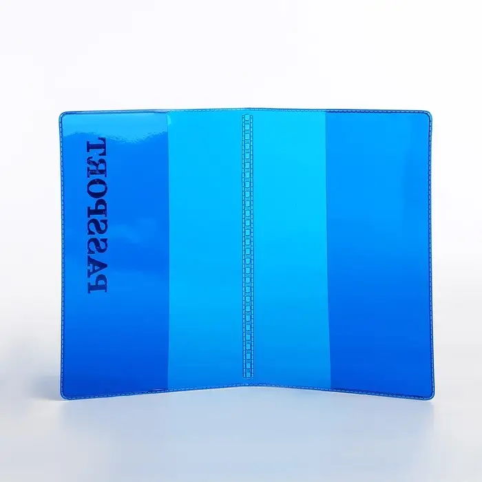 Обложка для паспорта, цвет синий