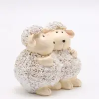 Сувенир полистоун &laquo;Овечки-обнимашки&raquo; 8.5&times;6&times;9.5 см