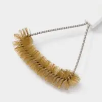 Щётка для чистки посуды и решёток-гриль Доляна, 23.5&times;11 см, с металлической щетиной