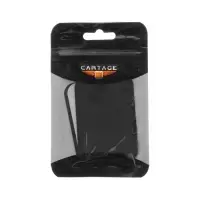 Пластина для магнитных держателей Cartage, 4.5×6.5 см, самоклеящаяся, черная