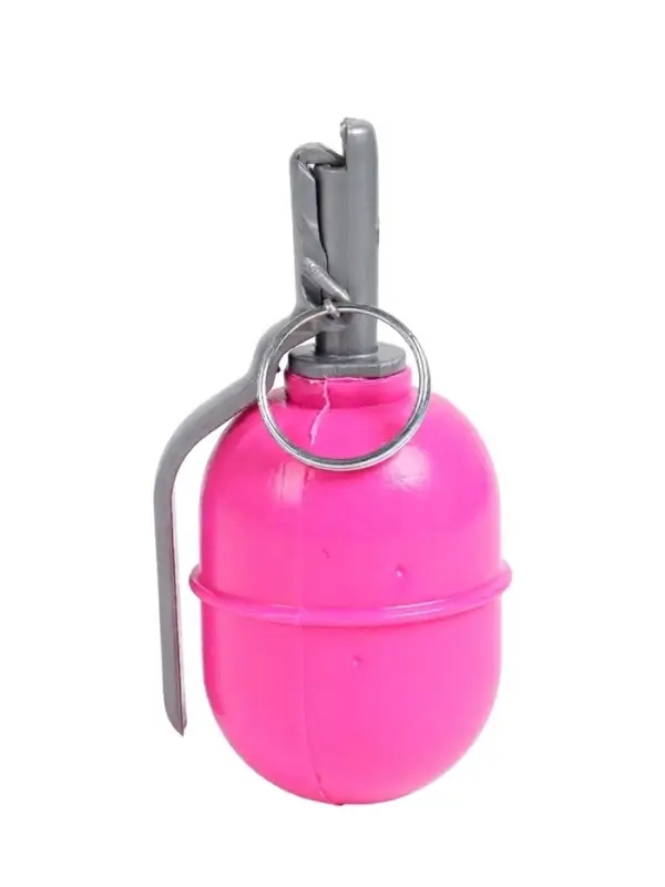 Граната светошумовая &laquo;РГД-5&raquo;, страйкбольная, с активной чекой, розовая