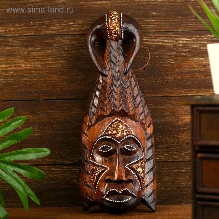 Маска дерево Маска дерево "Абориген" 34х12х5,5 см