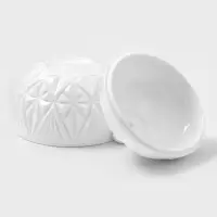 Сахарница с крышкой Альтернатива &laquo;Шарм&raquo;, 350 мл, пластик, белая