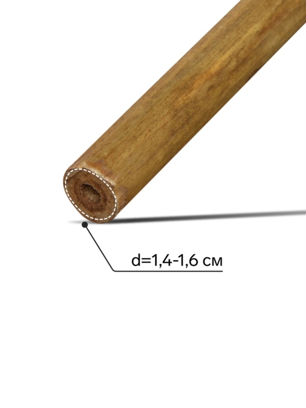 Колышек для подвязки растений, h = 180 см, d = 1,4-1,6 см, бамбук, Greengo Колышек для подвязки растений, h = 180 см, d = 1,4-1,6 см, бамбук, Greengo