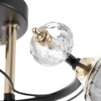 Светильник потолочный BayerLux &laquo;Клео&raquo;, люстра 5хЕ27, 40 Вт, чёрный, 62&times;62&times;24 см