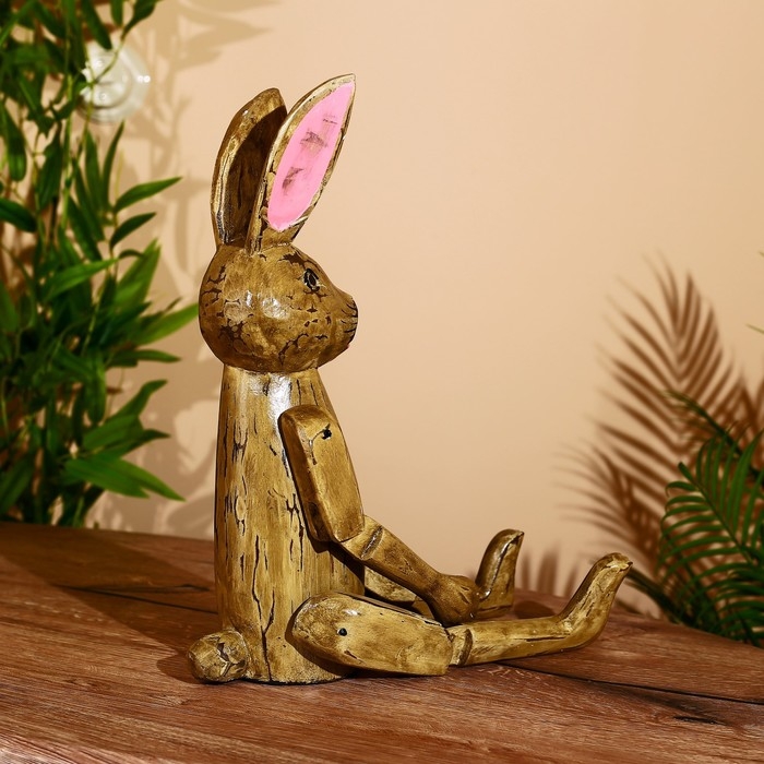 Сувенир Сувенир "Заяц" висячие лапки, дерево 60 см