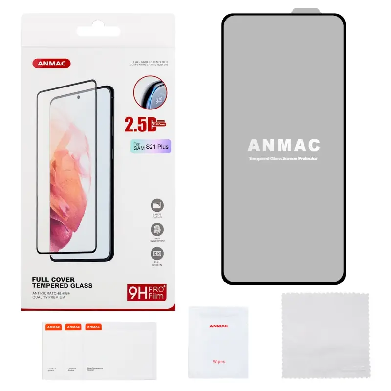 Защитное стекло для Samsung S21 Plus Full Cover ANMAC Арт.1137351