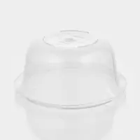 Миска с мерным делением, 2 л, пластик, прозрачная