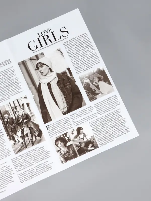 Пленка флористическая &laquo;Газета моды&raquo; 65 мкм, св. голубая, 50&times;57&plusmn;1 см