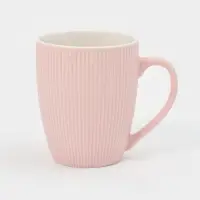 Набор кружек 4 шт  "Линии"  размер 12х9х10 см, 4 цвета